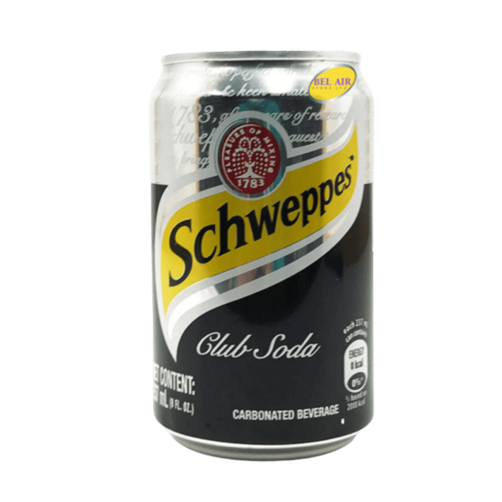 Schweppes Club Soda Cans 8oz